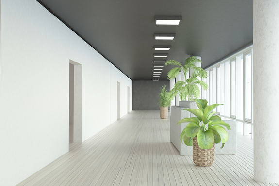 Flur in einem modernen Gebäude